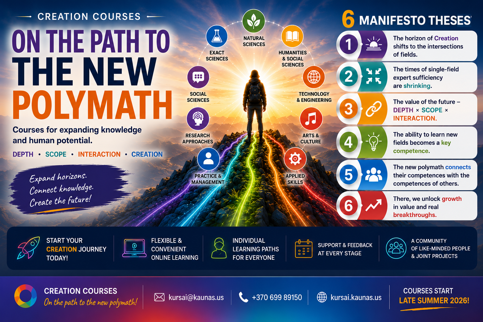TOWARD THE NEW POLYMATH – 6 motivational theses